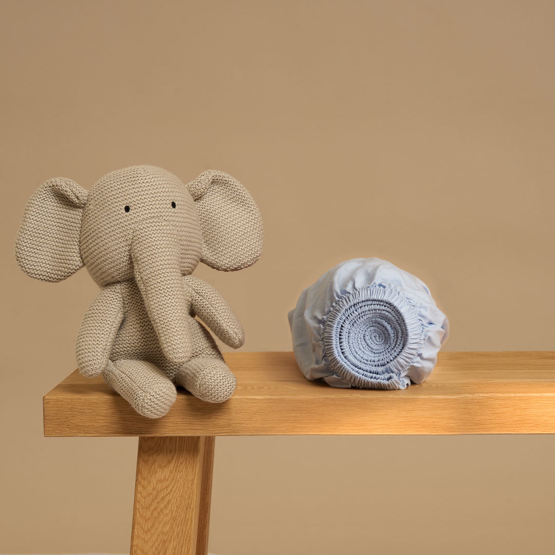 Kids - Hoeslaken TENCEL™ Twill Licht Blauw