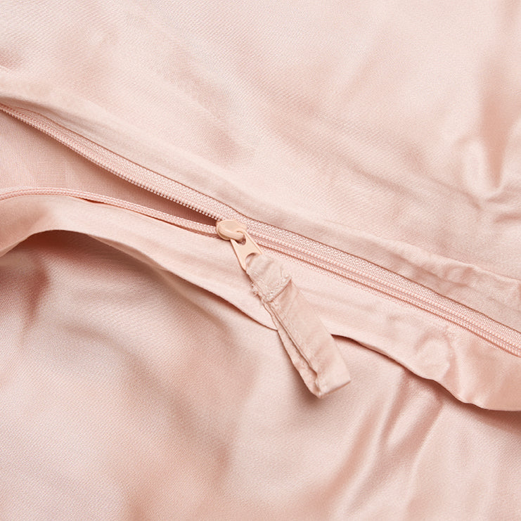 Eco Bamboe Dekbedovertrek Powder peach