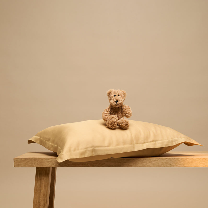 Kids - TENCEL™ Twill Kussensloop Okergeel