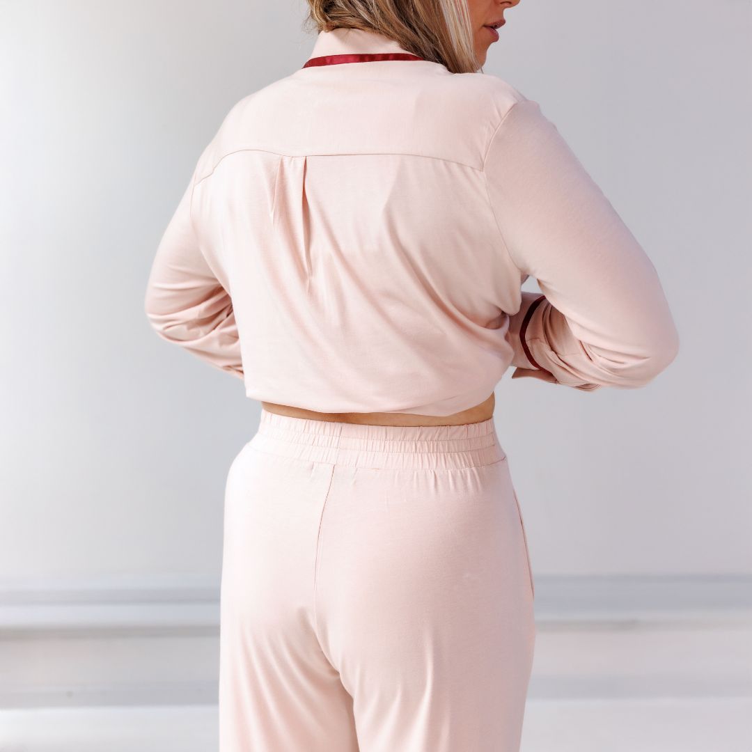 Alice et Maman nachtkleding: Jasmine Pyjama - Caramel Alice et Maman nachtkleding: Jasmine Pyjama - Caramel