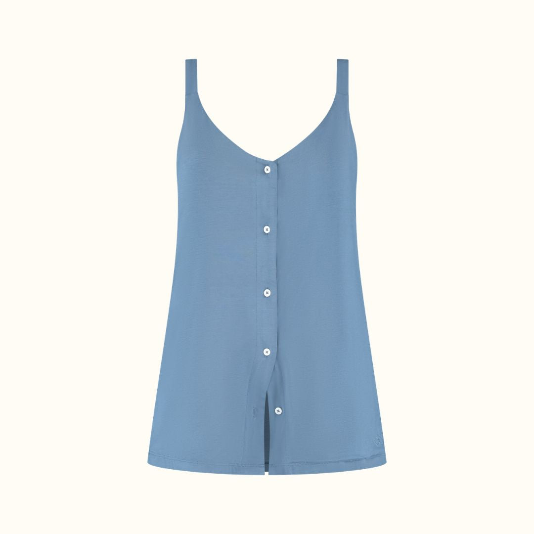 TENCEL™ Pyjama Set Kort/Lang Dames Donker Blauw
