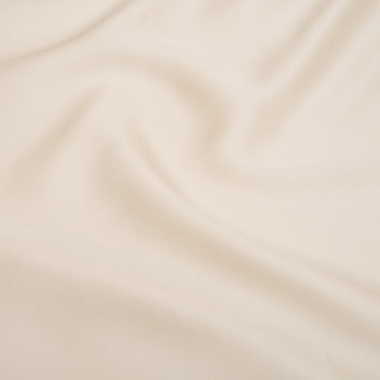 Stof van TENCEL™ Sateen in de kleur Wit Zand
