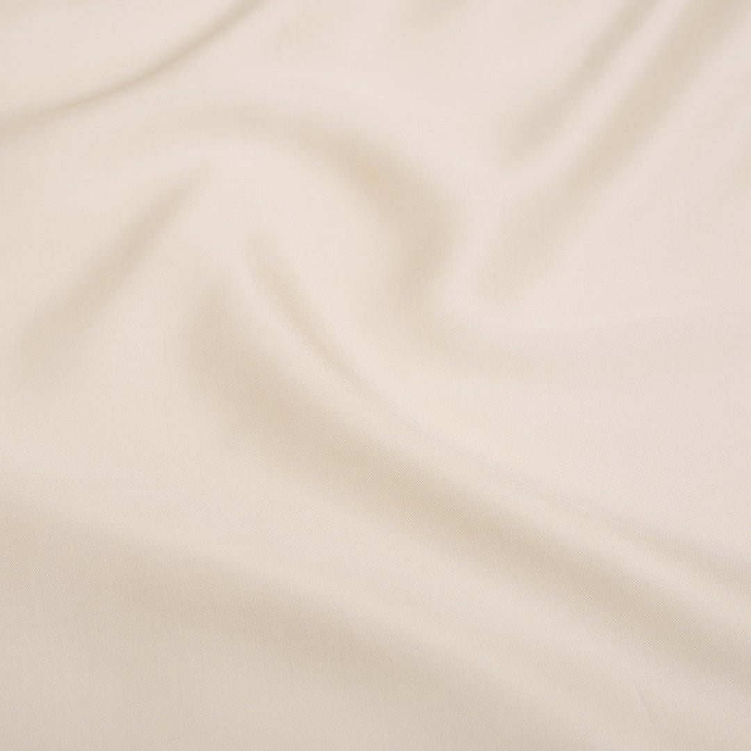 Stof van TENCEL™ Sateen in de kleur Wit Zand 