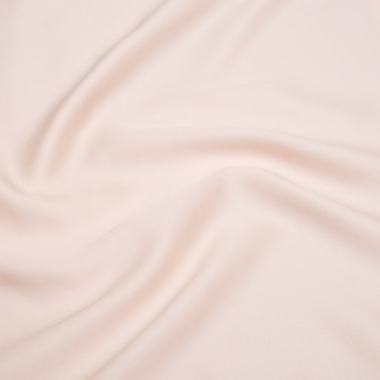 Stof van TENCEL™ Sateen in de kleur Perzik Wit