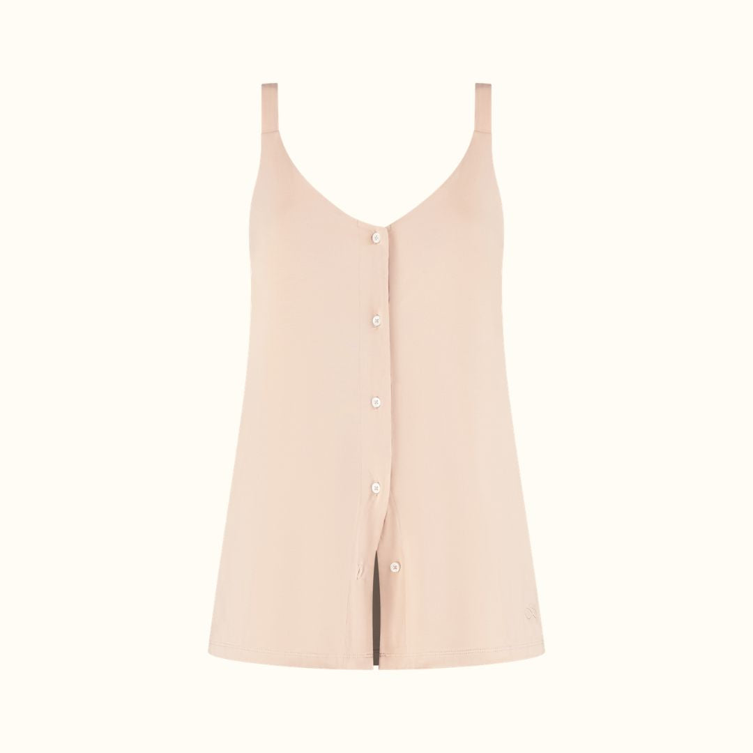 TENCEL™ Pyjama Top Dames Powder Peach