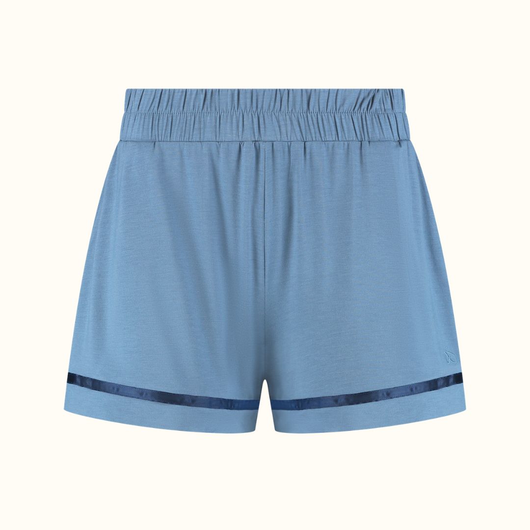TENCEL™ Pyjama Set Lang/Kort Dames Donker Blauw