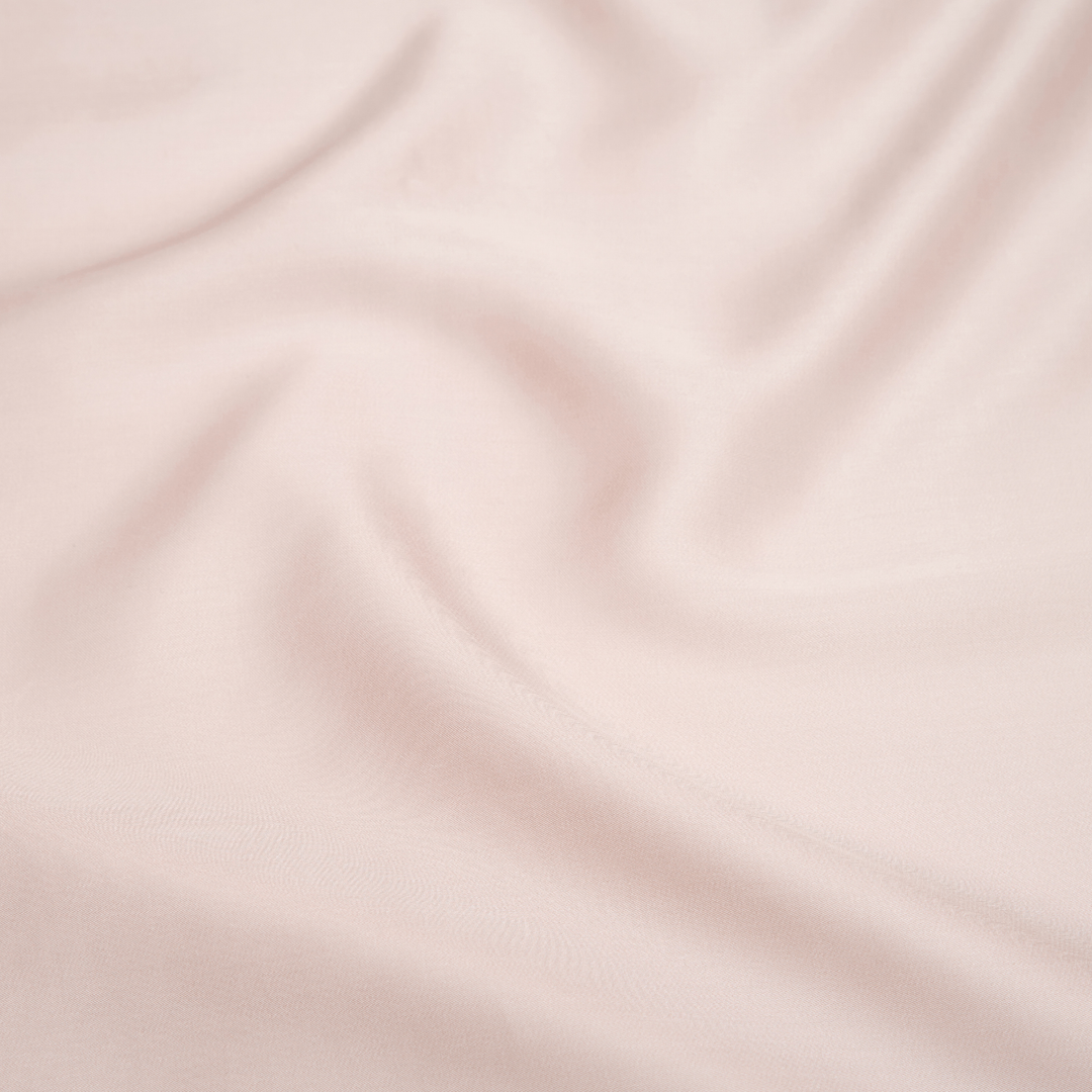 Stof van TENCEL™ Sateen in de kleur Lichtroze