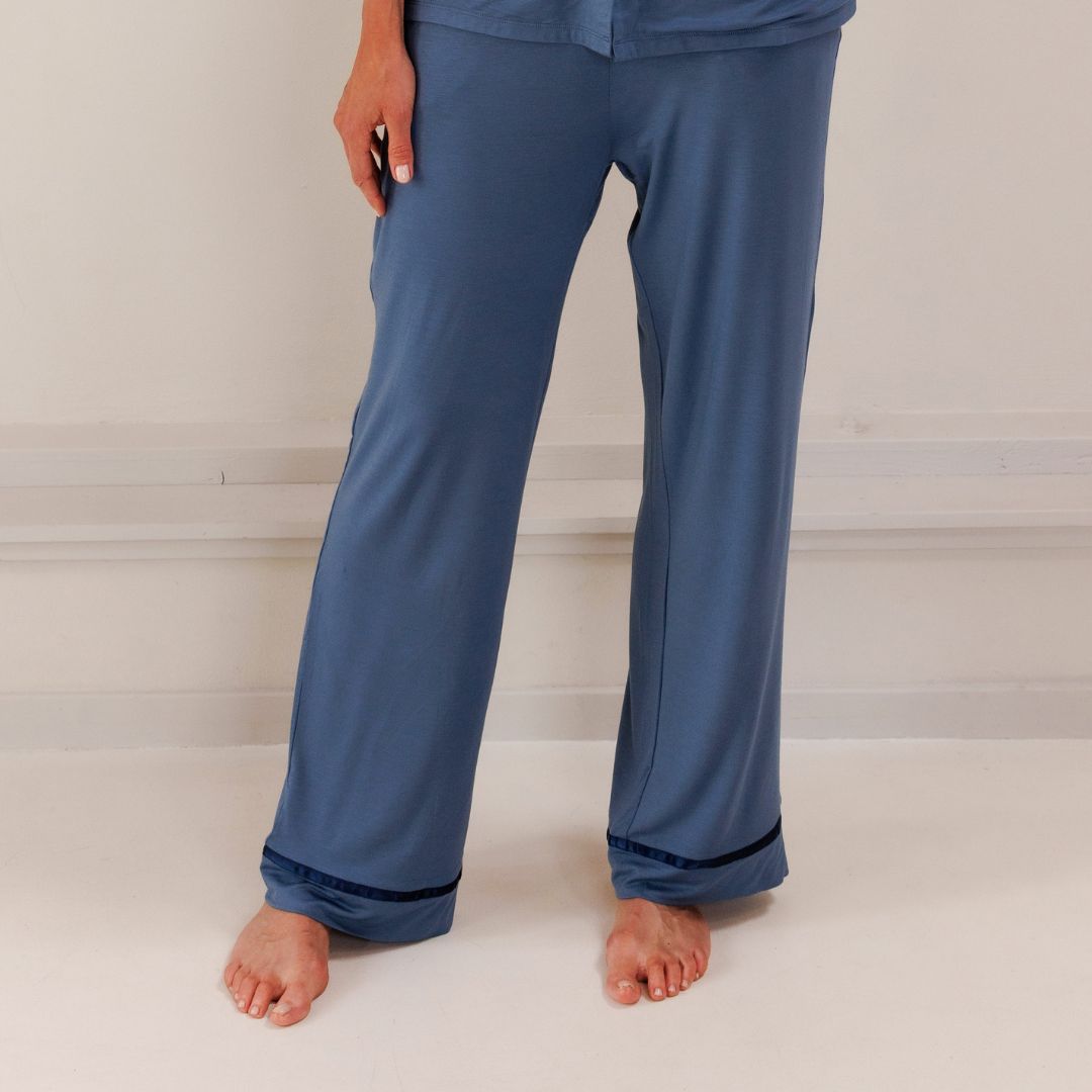 TENCEL™ Pyjama Broek Dames Donker Blauw