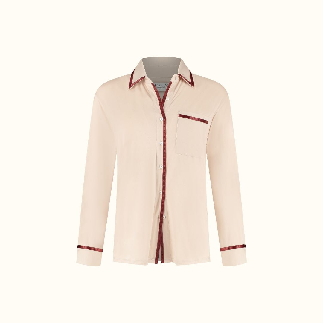 TENCEL™ Pyjama Set Lang/Kort Dames Powder Peach