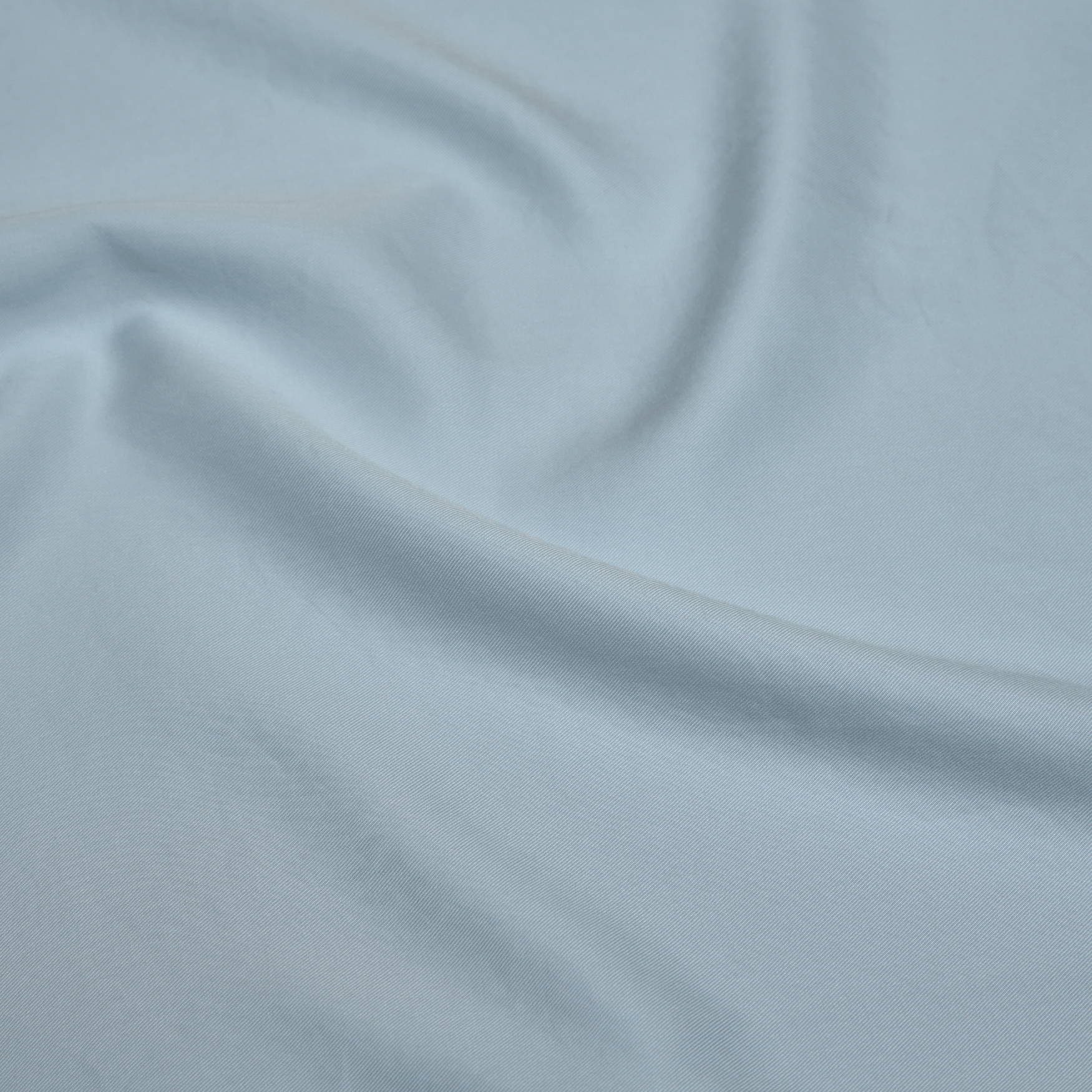 Stof van TENCEL™ Sateen in de kleur Jeans Blue