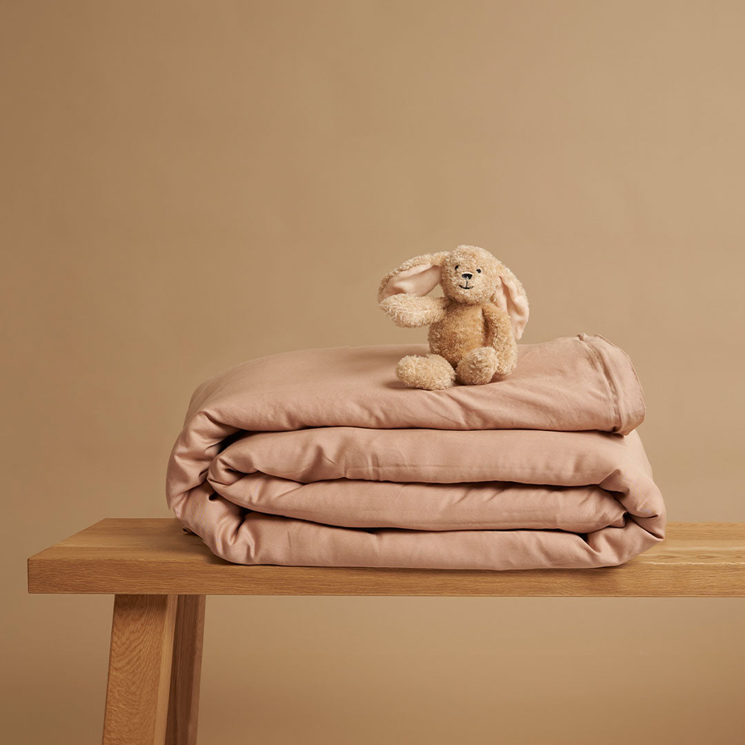 Kids - TENCEL™ Twill Dekbedovertrek Peach