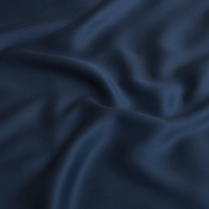 Kids - TENCEL™ Sateen Dekbedovertrek Donker Blauw