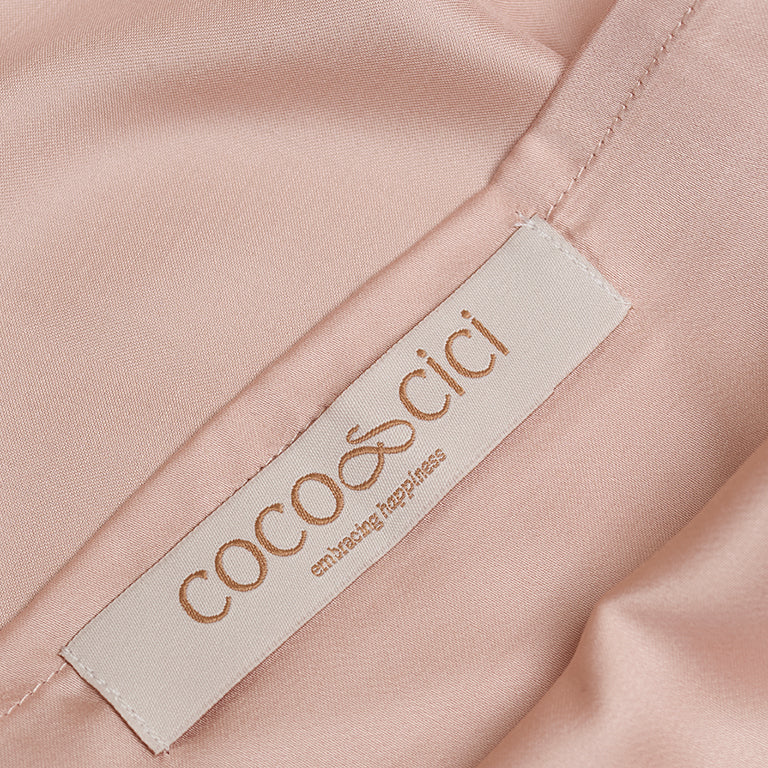Eco Bamboe Kussensloop Powder peach