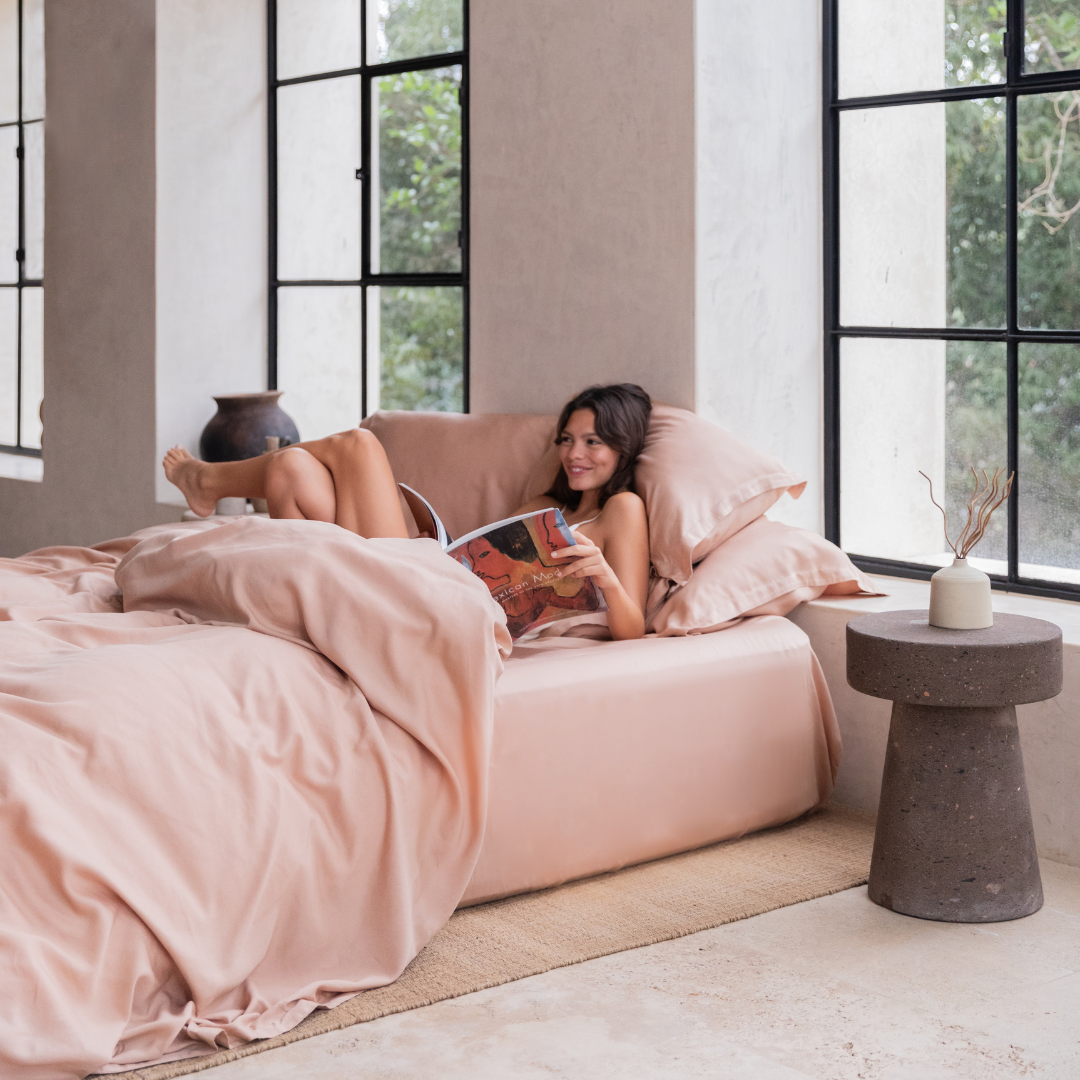 TENCEL™ - Twill Dekbedovertrek Peach