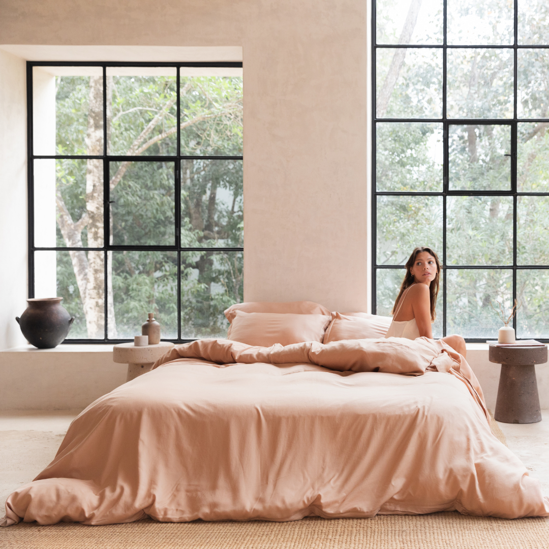 TENCEL™ - Twill Dekbedovertrek Peach