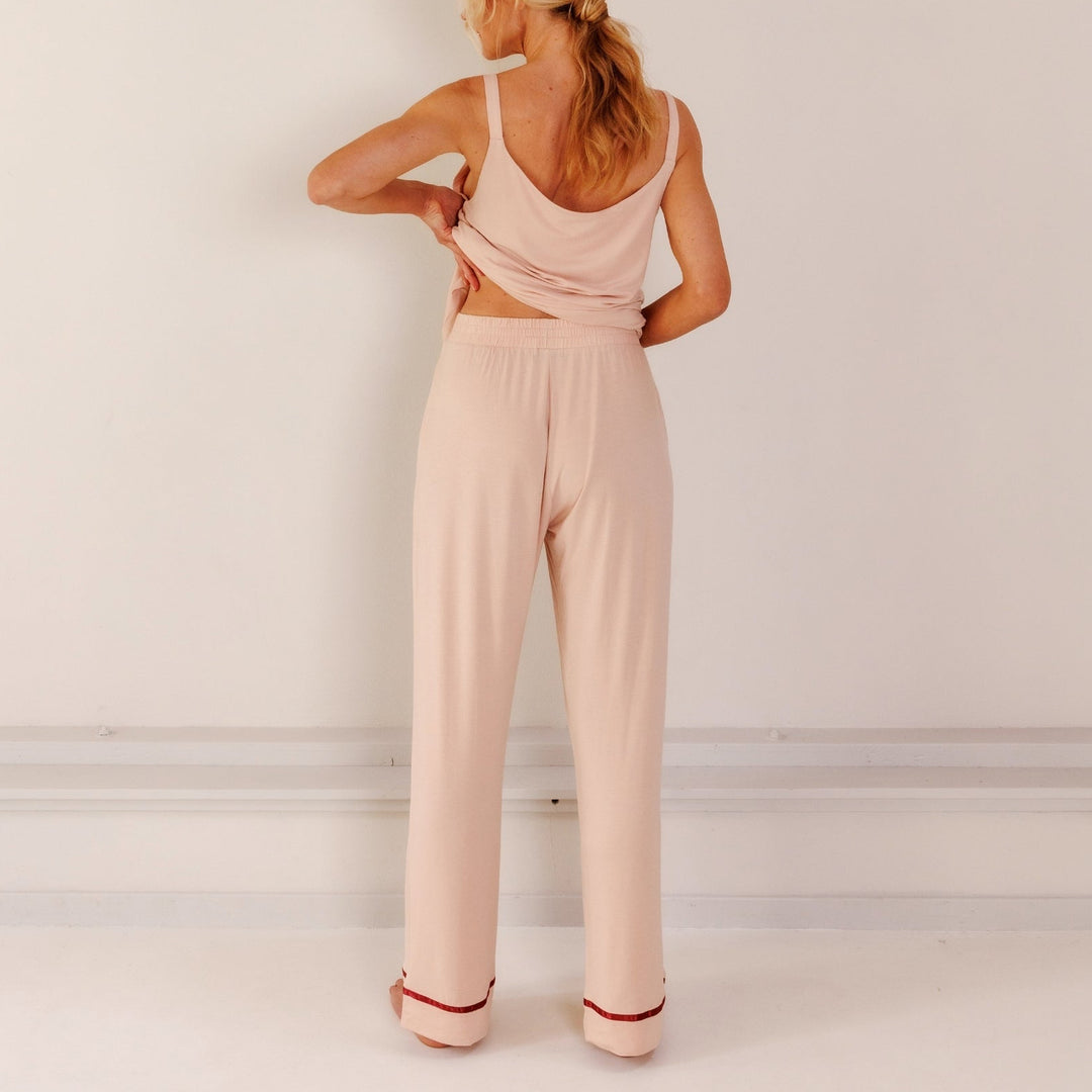 TENCEL™ Pyjama Set Top & Broek Dames Powder Peach