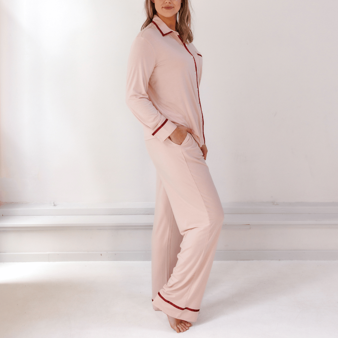 TENCEL™ Pyjama Set Dames Powder Peach