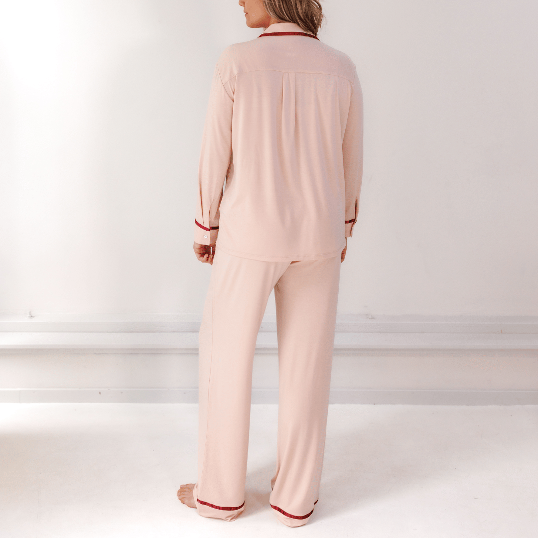 TENCEL™ Pyjama Set Dames Powder Peach
