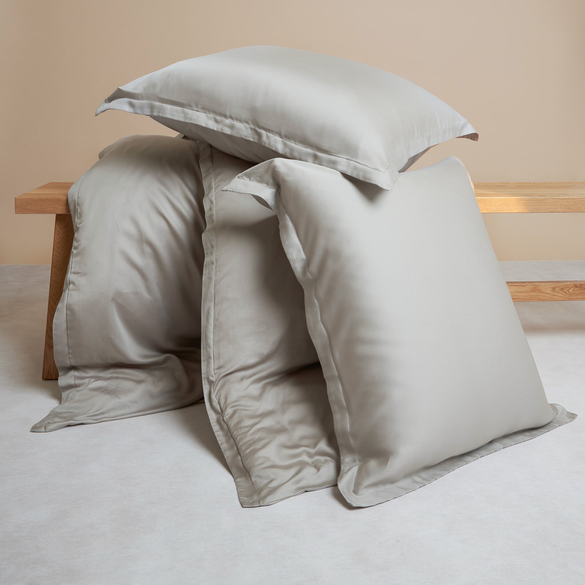 Het Lekkerste Beddengoed | Coco & Cici - Tencel Sateen Hoeslaken 180 X 200 X 30 Wit