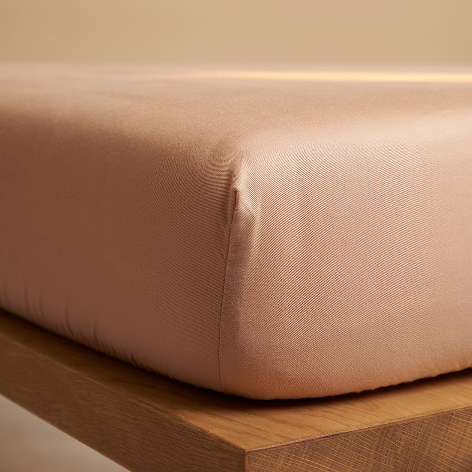 🎁 TENCEL™ - Twill Hoeslaken Peach (100% off)