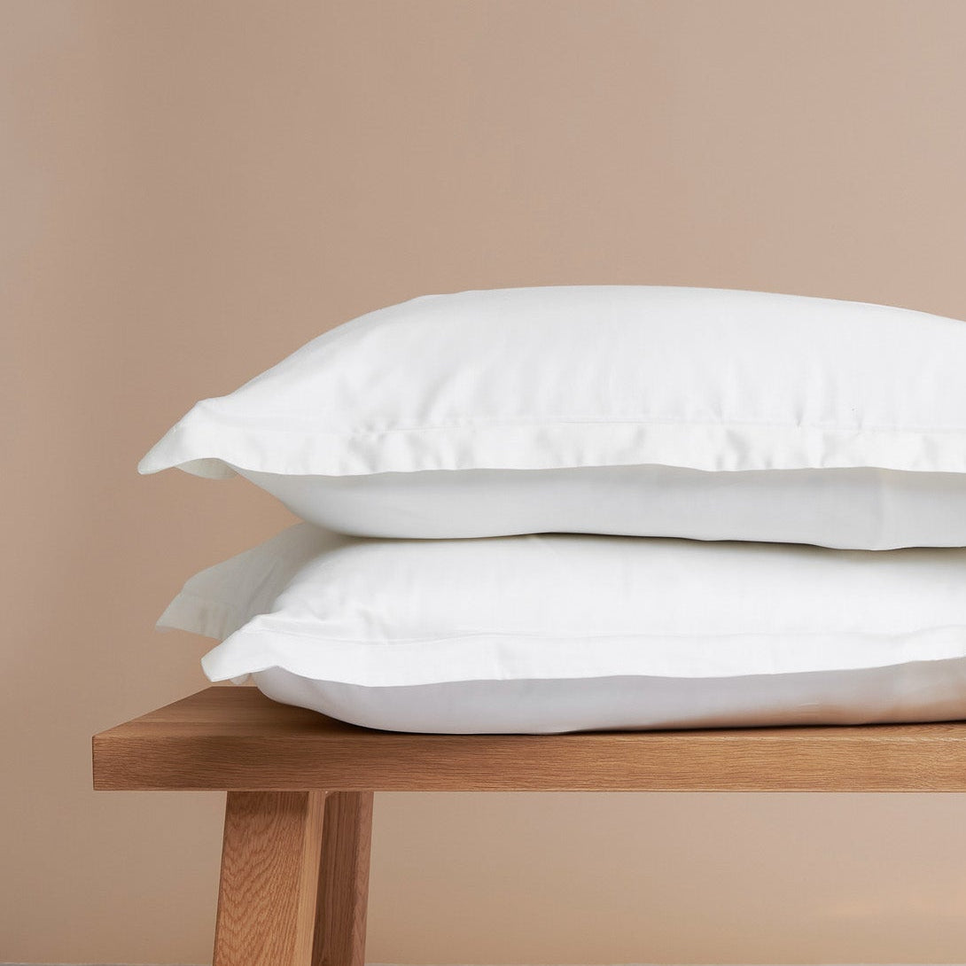 Tencel kussenslopen in de kleur wit