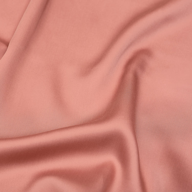 Stof van Tencel in de kleur terra roze