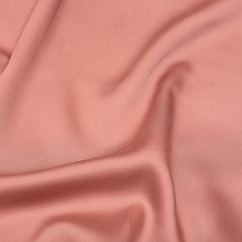 Tencel stof in de kleur terra roze